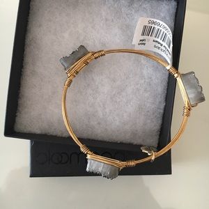 bourbon & bowties gold bangle NWT